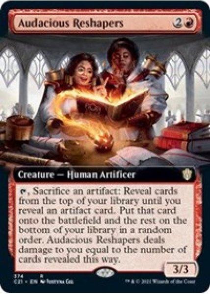 Audacious Reshapers (Extended Art)