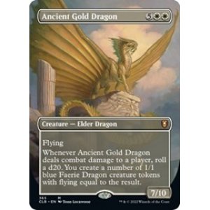 Ancient Gold Dragon (Borderless) - Foil