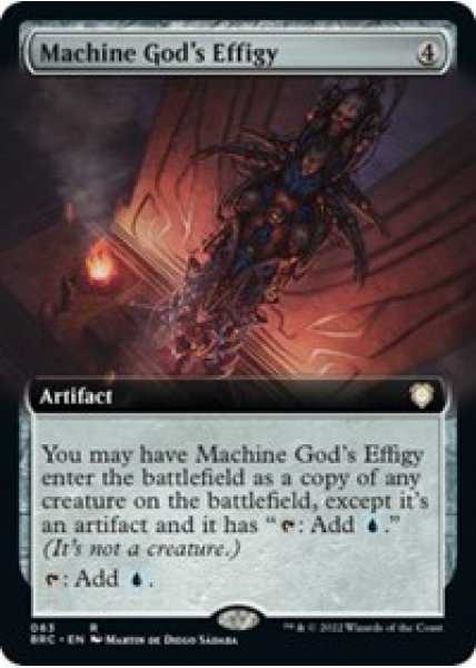 Machine God's Effigy (Extended Art) - Foil