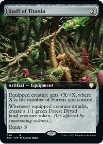 Staff of Titania (Extended Art) - Foil