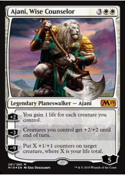 Ajani, Wise Counselor - Foil