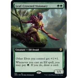 Leaf-Crowned Visionary (Extended Art) - Foil