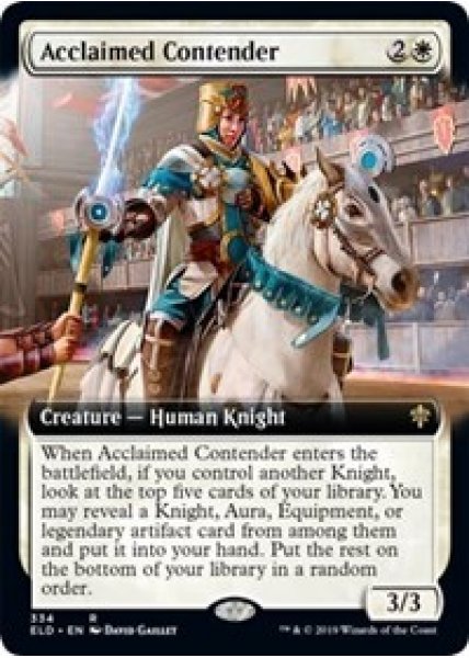 Acclaimed Contender (Extended Art)