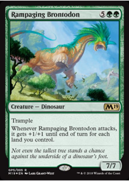 Rampaging Brontodon