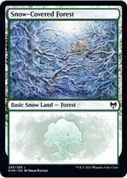 Snow-Covered Forest (285) - Foil