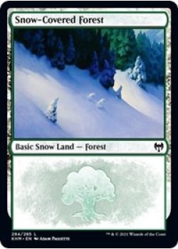 Snow-Covered Forest (284) - Foil