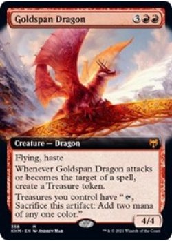 Goldspan Dragon (Extended Art) - Foil