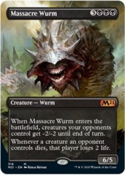 Massacre Wurm (Alternate Art)