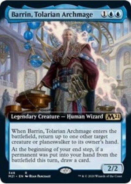 Barrin, Tolarian Archmage (Extended Art) - Foil