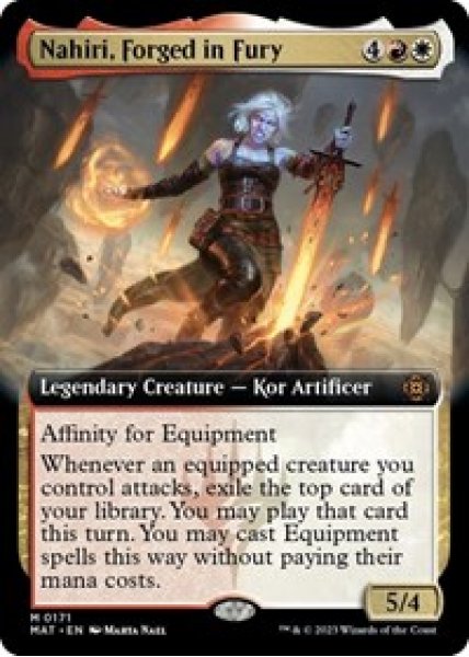 Nahiri, Forged in Fury (Extended Art)
