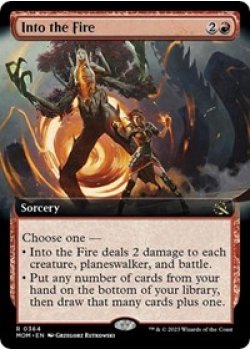 Into the Fire (Extended Art) - Foil