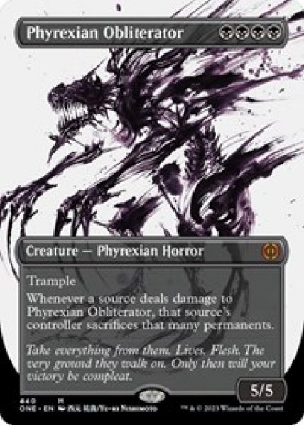 Phyrexian Obliterator (Showcase) (Step-and-Compleat Foil) - Foil