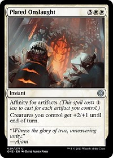 Plated Onslaught - Foil