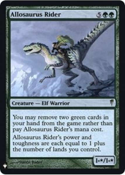 Allosaurus Rider - Foil