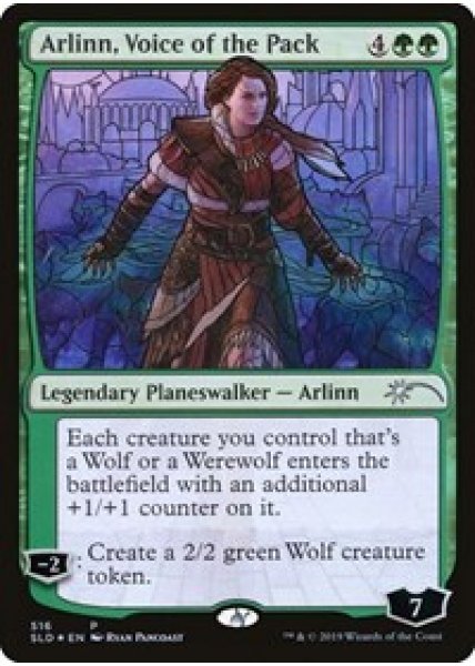Arlinn, Voice of the Pack (Stained Glass) - Foil