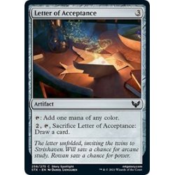 Letter of Acceptance - Foil
