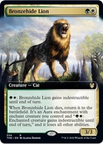 Bronzehide Lion (Extended Art) - Foil