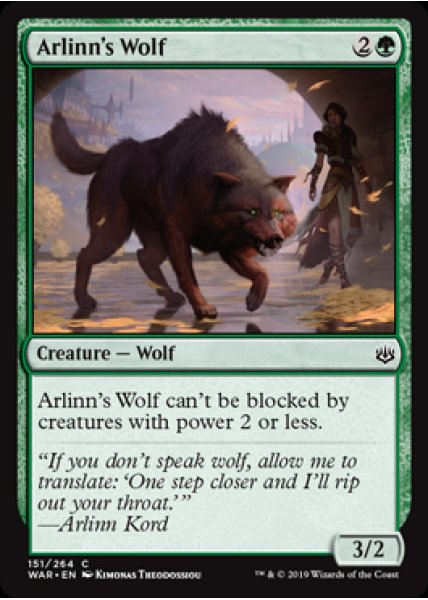 Arlinn's Wolf - Foil