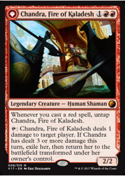 Chandra, Fire of Kaladesh // Chandra, Roaring Flame - Foil