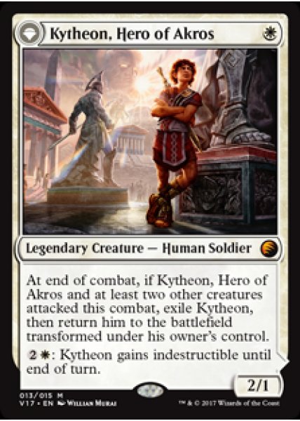 Kytheon, Hero of Akros // Gideon, Battle-Forged - Foil