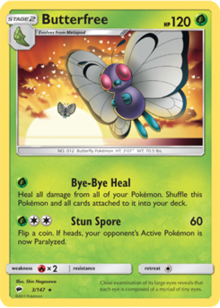 Butterfree 3/147 - Reverse Holo