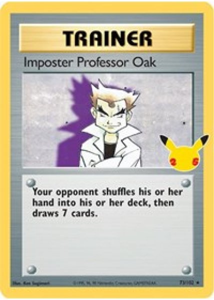 Imposter Professor Oak 73/102 - Holo