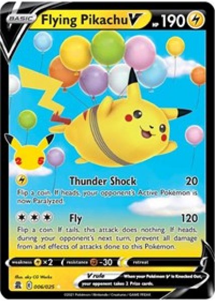Flying Pikachu V 006/025 - Holo