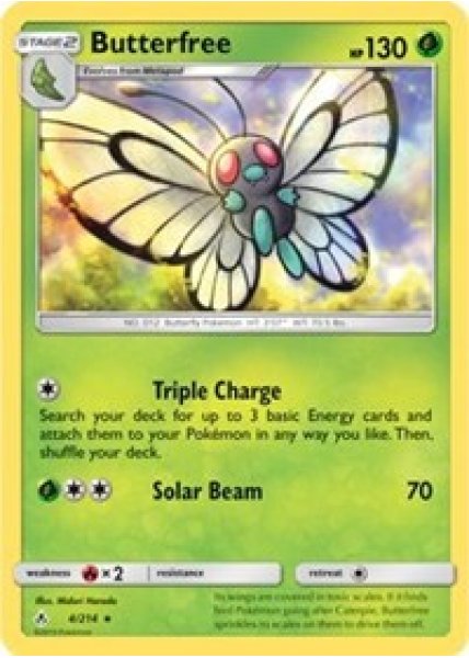 Butterfree 4/214 - Reverse Holo