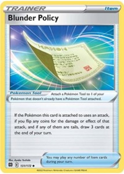 Blunder Policy 131/172 - Reverse Holo