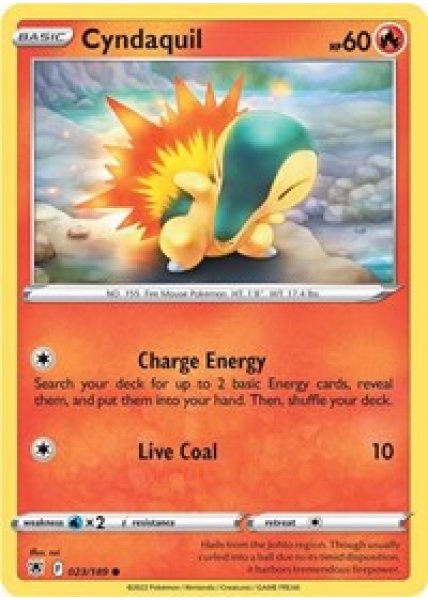 Cyndaquil 023/189 - Reverse Holo