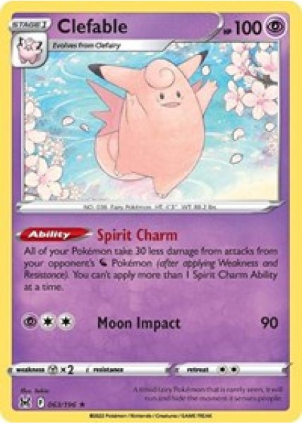 Clefable 063/196 - Reverse Holo