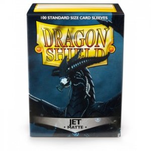 Dragon Shield Matte Sleeves - Jet (100 Sleeves)