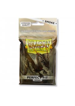 Dragon Shield Sleeves: Perfect Fit Smoke (100)