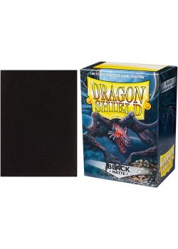 Dragon Shield Sleeves: Matte Black (Box Of 100)