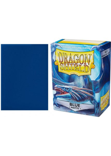 Dragon Shield Sleeves: Matte Blue (Box Of 100)