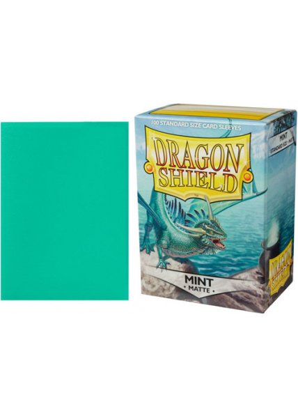 Dragon Shield Sleeves: Matte Mint (Box Of 100)