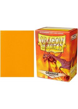 Dragon Shield Sleeves: Matte Orange (Box Of 100)