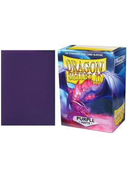Dragon Shield Sleeves: Matte Purple (Box Of 100)