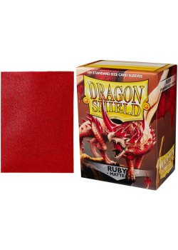 Dragon Shield Sleeves: Matte Ruby (Box Of 100)