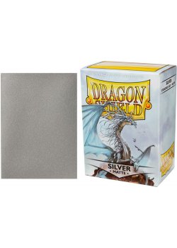 Dragon Shield Sleeves: Matte Silver (Box Of 100)