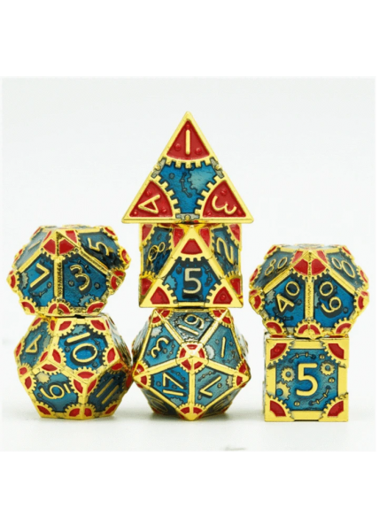 Metal RPG Dice - SteamPunk Big Top