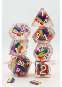 Dice For All: Rainbow RPG Set