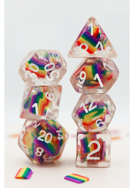 Dice For All: Rainbow RPG Set