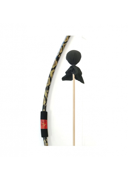 Two Bros Bows: Python Bow,  Black Arrow and Yellow Arrow w Trifold Target