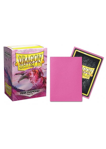 Dragon Shield Sleeves: Matte Pink Diamond (Box Of 100)
