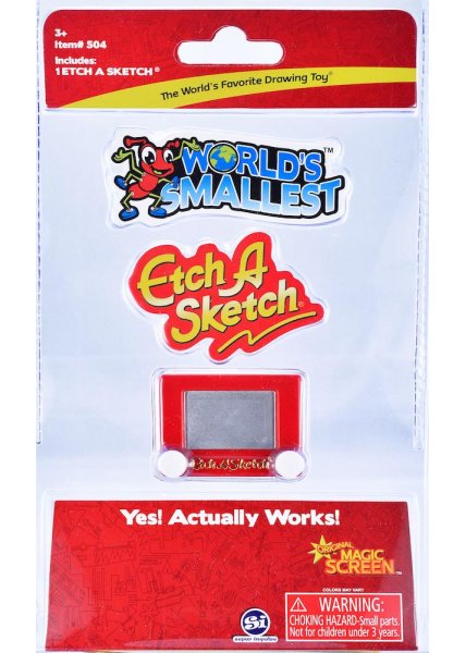 World's Smallest: Etch-a-Sketch