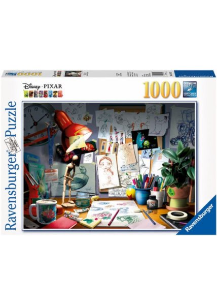 Disney/Pixar: The Artist's Desk (1000 pieces)