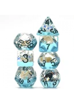 DICE 7-set: Blue Beach Conch