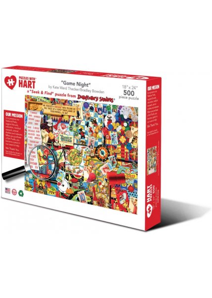 Seek and Find: Game Night (500 pieces)