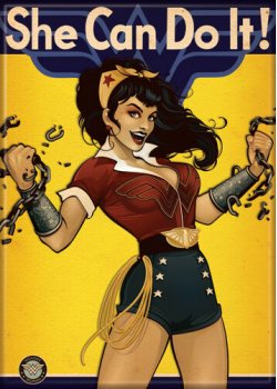Magnet: DC Bombshells Wonder Woman She Can Do It